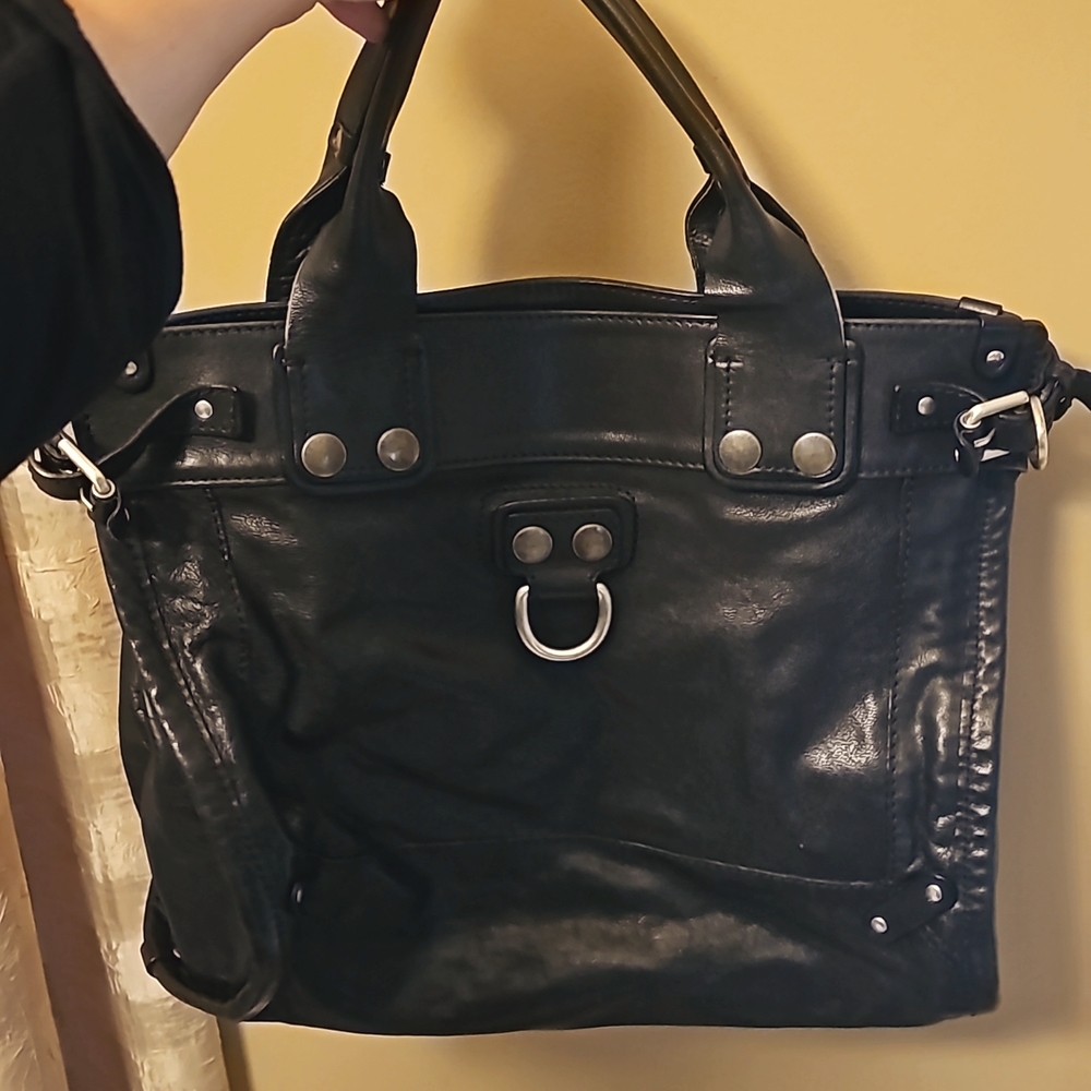 Chloe Black Leather Hand Bag